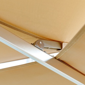 Juegos de muebles plegables para sombrilla <span class=keywords><strong>al</strong></span> aire libre de gran sol y terraza de café de aluminio de calidad superior ampliamen - Product Image 5