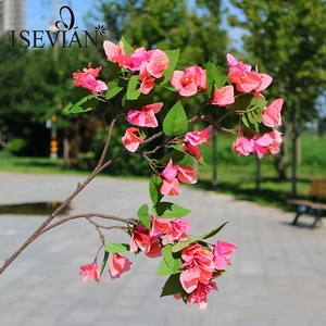 ISEVIAN decorazione di nozze fiore rosa scuro seta <span class=keywords><strong>Bougainvillea</strong></span> artificiale - Product Image 4