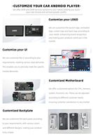 Kit de panneaux de tableau de bord multimédia pour autoradio Android avec écran de 12,3 pouces pour Mazda CX-5 CX-4 CX-8 AXELA Atenza MAZDA3 MAZDA6