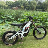 Moto électrique tout-terrain professionnelle Surron Light Bee X 72V à absorption intégrale des chocs, approvisionnement en gros pour les acheteurs professionnels