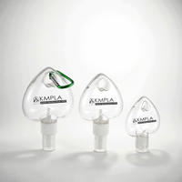 Vente en gros de vaporisateur en plastique PET PETG transparent et pratique écologique 30ml 50ml 60ml 75ml d'alcool