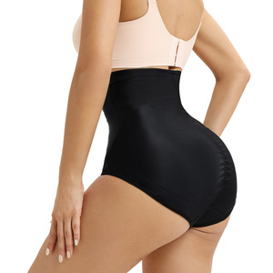 Produit tendance TikTok : Culotte gainante taille haute en nylon, effet <span class=keywords><strong>ventre</strong></span> <span class=keywords><strong>plat</strong></span>, contrôle ferme, <span class=keywords><strong>string</strong></span> amincissant - Product Image 3