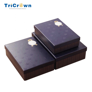 Grado Superior de Color sólido de papel Rectangular regalo <span class=keywords><strong>casero</strong></span> cajas de embalaje - Product Image 3