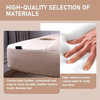 Table de soin électrique rose doré à 3 moteurs pour spa facial, lit de beauté inclinable pour salon et mobilier de spa médical
