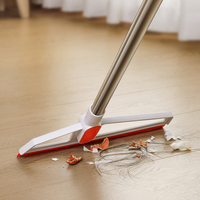 KOOCCA-Balai de Nettoyage Flexible à Usage Quotidien, Balai à Eau, Brosse, Racloir à Cheveux