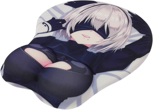 Repose-poignet en Silicone personnalisé 3D Anime cul Sexy fille Photo <span class=keywords><strong>Kawaii</strong></span> beauté Gel repose-poignet <span class=keywords><strong>tapis</strong></span> <span class=keywords><strong>de</strong></span> <span class=keywords><strong>souris</strong></span> avec repose-bras - Product Image 2