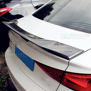 Aileron arrière en fibre de carbone style R pour AUDI A5 S5 RS5 B9 Coupé 4 portes 2016-2023 FRP Carbone forgé - Product Image 4