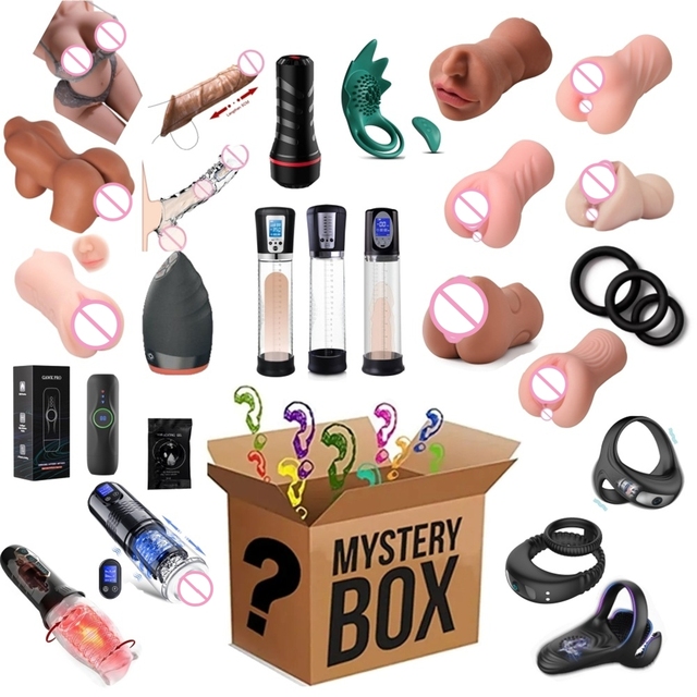 New Custom Lucky Mystery Box Blind Box 100% Surprise Gift Novelty Random Item Mystery Box Gift Set Couple Sex Toys