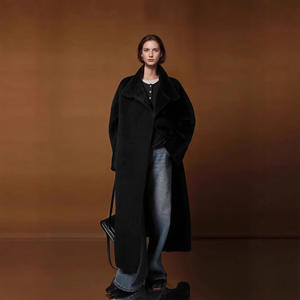 <span class=keywords><strong>Poncho</strong></span> en cachemire <span class=keywords><strong>d</strong></span>'<span class=keywords><strong>alpaga</strong></span> Suri du Pérou style coréen pour femme, col montant, long, chaud, double face, en <span class=keywords><strong>laine</strong></span> et fourrure, vintage, pour l'hiver - Product Image 6