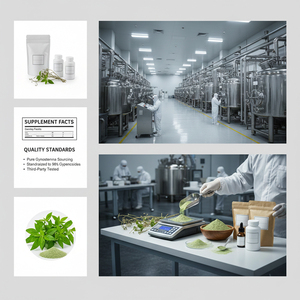 Extrait de Gynostemma Pentaphyllum 80% Gypénosides Ingrédient en poudre pour le soutien cardiovasculaire et métabolique Aliment santé Qualité alimentaire Cultivé - Product Image 3
