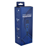 Micrófono de Condensador Omnidireccional Sf-666, Cableado, Plástico, Ligero, para Juegos, Plug and Play, Conector de 3.5mm, Cable de 1.8m
