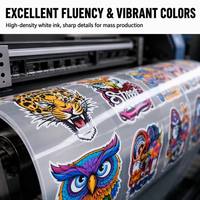 INK-POWER 1000ml Encre Tinta DTF Encre textile CMYK+Blanc pour Epson I3200 XP600 XP-15000 DX5 L1800 Encres pigmentées pour transfert thermique