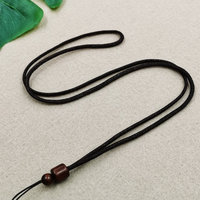 Collier en maille en gros, collier en corde tressée à la main, fil de soie, cordon noué, bricolage, pendentif, corde de jade