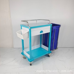 Nursing <b>Station</b> ABS Treatment Cart 890x520x824mm Multi Layer Mobile Medical Trolley For Hospital Use - Product Image 3