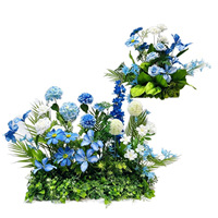Arreglos Florales para Bodas, Pancartas para Pasillos, Decoración para Salones de Ceremonias y Hoteles, Piezas de Arte Floral, Exhibiciones de Flores de Seda para Ventanas