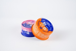 Boîtes de conserve vides de qualité alimentaire avec impression personnalisée EOE pour sauce à la viande de poisson au <span class=keywords><strong>thon</strong></span> - Product Image 4