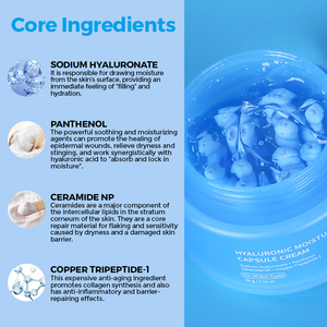 Crema Facial de Colágeno y Pantenol al por Mayor, Crema Hidratante Facial Coreana, Crema en Cápsulas Reafirmante y Antienvejecimiento - Product Image 2