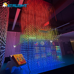 P83 4M 3D <strong>Led</strong> <strong>Matrix</strong> Light RGB DMX Control <strong>Led</strong> Tube Volumetric Screen Flash Effects 3D <strong>Matrix</strong> Light - Product Image 1