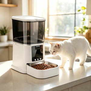 WiFi Automatic Pet Feeder Comedero Automático Smart Pet Feeder With Camera Smart Automatic Pet Feeder For <b>Cats</b> Dogs - Product Image 1