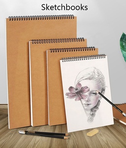 Carnets de croquis à couverture rigide en spirale, formats A5, 16K, A4, <span class=keywords><strong>8K</strong></span>, A3, logo personnalisé imprimé, carnet de dessin au crayon - Product Image 5