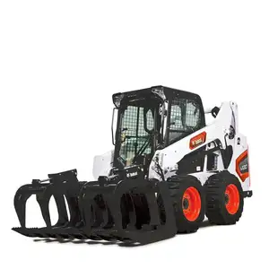 Factory price bobcat S300 Skid Loader 1 ton mini Front wheel Loader with bucket