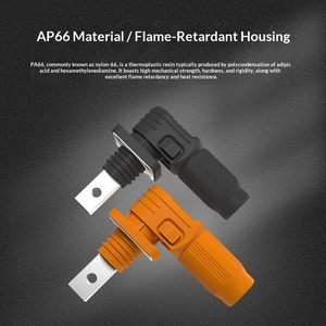 Conector de Nailon PA66 Impermeable para Almacenamiento de Energía <span class=keywords><strong>RJC</strong></span>, 70A500A, Alta Tensión, Alta Corriente, para Estaciones de Energía Fotovoltaica Industriales - Product Image 4
