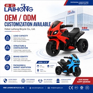 Motocicleta Eléctrica de Juguete para Niños, Personalizable, con Batería Recargable de 12V, Modelo 2026, Nueva, de Plástico, Directo de Fábrica - Product Image 5