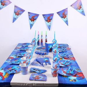 Regalos Promocionales, Juego <span class=keywords><strong>de</strong></span> Cubiertos con Diseño <span class=keywords><strong>de</strong></span> Arcoíris, Artículos para Fiesta Temática <span class=keywords><strong>de</strong></span> Spider-Man, Juego <span class=keywords><strong>de</strong></span> Platos <span class=keywords><strong>de</strong></span> Papel para <span class=keywords><strong>Pastel</strong></span>, Decoración para Fiesta <span class=keywords><strong>de</strong></span> <span class=keywords><strong>Cumpleaños</strong></span> - Product Image 3