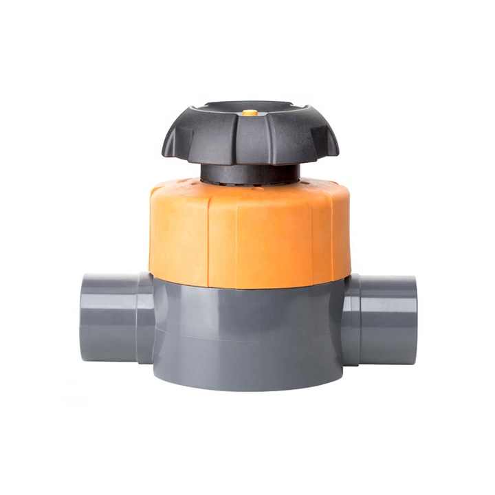 High Quality DIN ASTM JIS Standard Plastic Socket End Diaphragm Valve