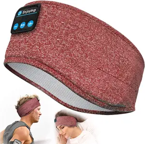 Slaap Hoofdtelefoon Bluetooth Sport Hoofdband, Draadloze Slaap Masker Met Dunne Hd Stereo Music Speakers Voor Workout,Side Sleeper