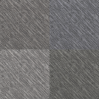 Dalles de moquette de garage 50x50cm en nylon à boucles, modulaires carrées pour atelier, projet OEM personnalisé