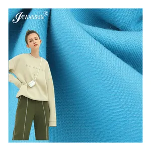 Custom Independent Innovation Knitted Cotton 50S Roman Cotton 320g Knitted Fabric Stretch Autumn/winter Sweatshirt Dress Fabric
