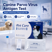 Kit de Prueba Rápida de Antígeno del Virus del Parvovirus Canino para Clínicas Veterinarias, Prueba Rápida de CPV Ag, Kit de Manejo de Muestras Sencillo