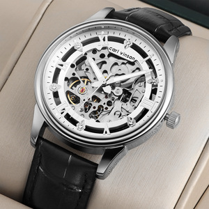 Reloj mecánico de esqueleto para hombre, moderno e impermeable. - Product Image 2