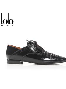 Tendencias de Moda de Alta Gama Primavera 2026, <span class=keywords><strong>Zapatos</strong></span> de Mujer de Piel Vacuna con Cordones, Antideslizantes, Transpirables, de Cuero Genuino - Product Image 3