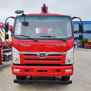 Camión de Carga 4x2 de Fábrica China <span class=keywords><strong>con</strong></span> Grúa Hidráulica Telescópica de 3, 4 y 5 Toneladas, Grúa Móvil Montada en Camión en Venta - Product Image 2