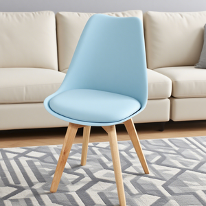 Chaise de salle à manger en tissu de Style moderne nordique coloré maison salon Restaurant café - Product Image 2