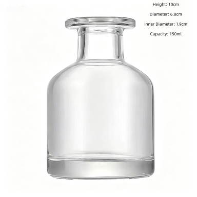 Bouteille transparente de 150 ml, 56 unités/carton