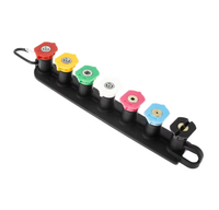 Buse rotative à sept couleurs, buse turbo, nettoyeur haute pression pour la maison, nettoyage du sol, écorce d'arbre, outil de nettoyage de voiture