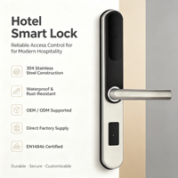 Cerradura Electrónica Inteligente de Acero Inoxidable para Puerta de Hotel o Auto, Sistema Digital de Seguridad para Puertas de Madera, Gran Venta