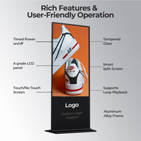 Écran tactile interactif numérique 32 pouces pour affichage publicitaire, compatible Android et Windows, idéal pour les expositions, les centres commerciaux, les magasins, ODM, OEM