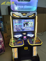 Machine d'arcade de combat ACS, borne verticale à monnayeur, commandes par joystick et boutons, jeux rétro multiples, acrylique de haute qualité, garantie 1 an