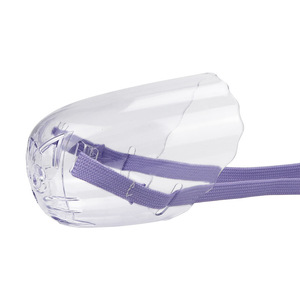 ที่ครอบปากแมวแบบใส PP ขนาด S M L สีม่วง สำหรับแมว - Product Image 3