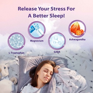 Supplément de sommeil naturel fabriqué à Taiwan gelée de soutien du sommeil apaisante au coucher avec Ashwagandha - Product Image 3