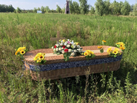 Ataúd de Mimbre Biodegradable Barato Directo de Fábrica, Ataúd de Mimbre Natural para Funerarias