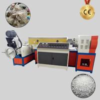 Machine de granulation de plastique à vis simple à faible consommation d'énergie pour les déchets de PE, LDPE, HDPE, avec un ROI élevé