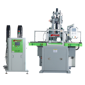 Automático 200T Vertical LSR Moldeo Médico/Automotriz Grado Giradiscos duales ± 0,02mm Servo-Controlador eléctrico Tornillo Bomba PLC - Product Image 1