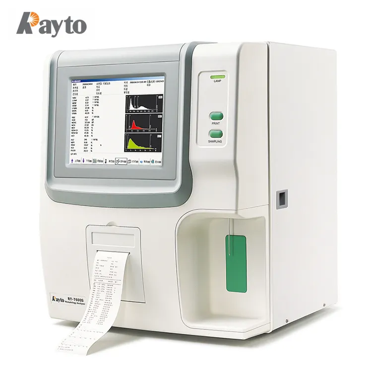 Rayto RT-7600 3 חלק המטולוגיה analyzer CBC מכונה מעבדה RT-7600vet