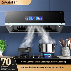Hotte aspirante de cuisine domestique Royalstar Rongshida, grande puissance d'aspiration, style européen compact, 15,3 m³/min - Product Image 3