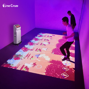 Onecraze OEM mobil etkileşimli zemin projeksiyon All-in-One reklam ekipmanları için dokunmatik ekran ile interaktif oyunlar - Product Image 3